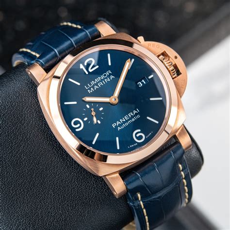 panerai rose gold limited edition|panerai luminor 1950.